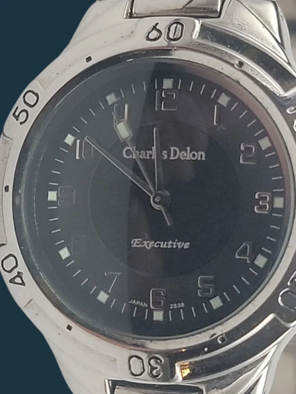 Vintage Charles Delon Executive Mens Quartz Watch 7.75
